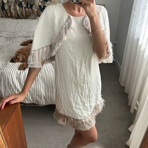 Alexis REVOLVE White Fringed Dress | XS